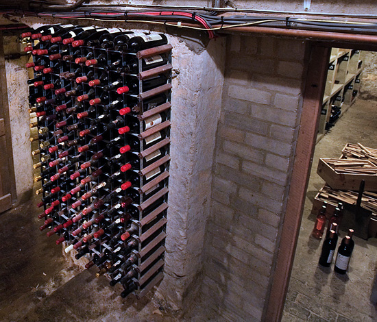 A basement wine cellar; photo courtesy Jorge Royan